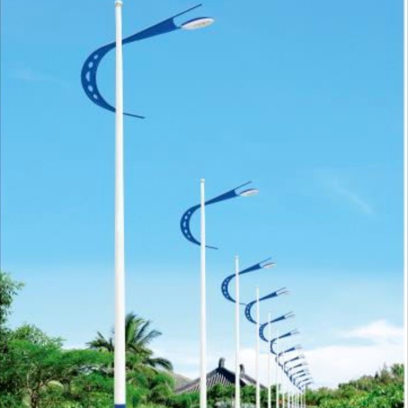 鑫永虹单臂市电LED大功率路灯 5米6米户外农村智能道路灯