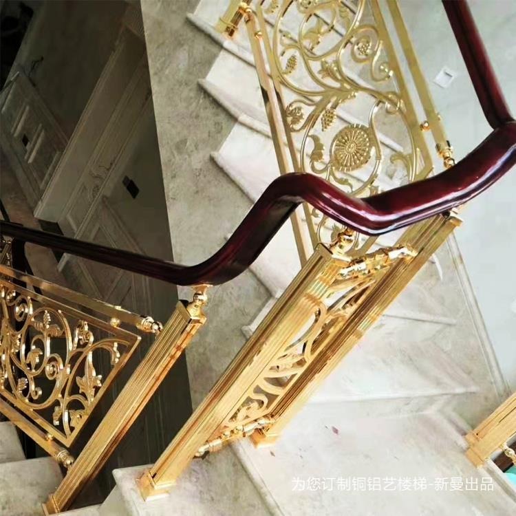 六安欧式K金镂空雕刻别墅楼梯扶手倾心的设计作品
