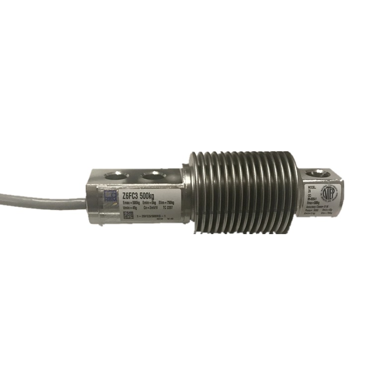 Z6FD1/1t传感器 德国HBM Z6FD1波纹管称重传感器 不锈钢材质 适用于平台秤或皮带秤