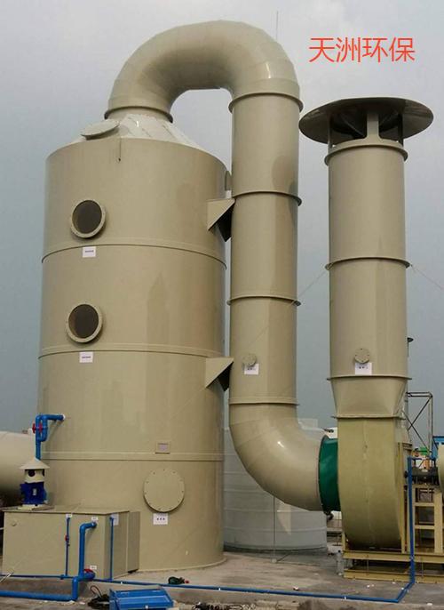 天洲环保  厂家直销  喷淋塔   废气处理设备  pp喷淋塔   喷漆房环保设备