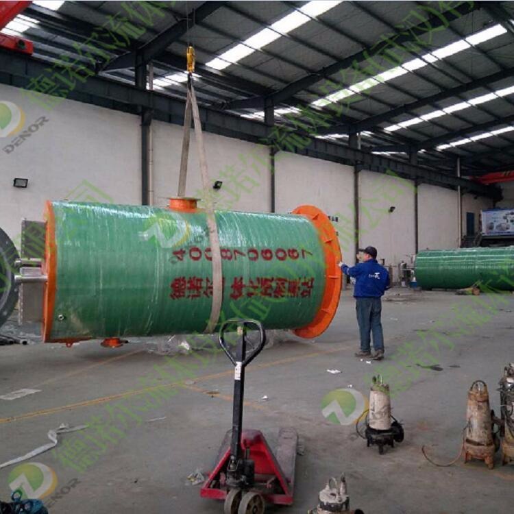 天津周边 市政工程  玻璃钢一体化雨水泵站厂家一体式成品泵站