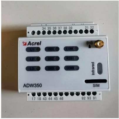 基站交流电能计量模块 安科瑞ADW350WA-4G/K 3路开关量无线上传环保治污