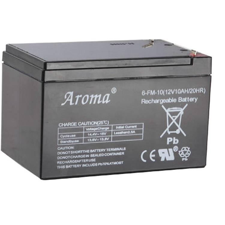 Aroma蓄电池6-FM-10华龙电池12V10AH/20HR绿色环保 库存充足
