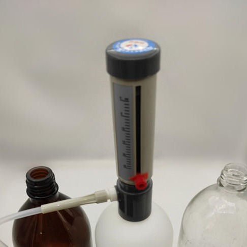 套筒式可调定量加液器 瓶口分液器 0-25ml 配500/1000ml棕色瓶包邮