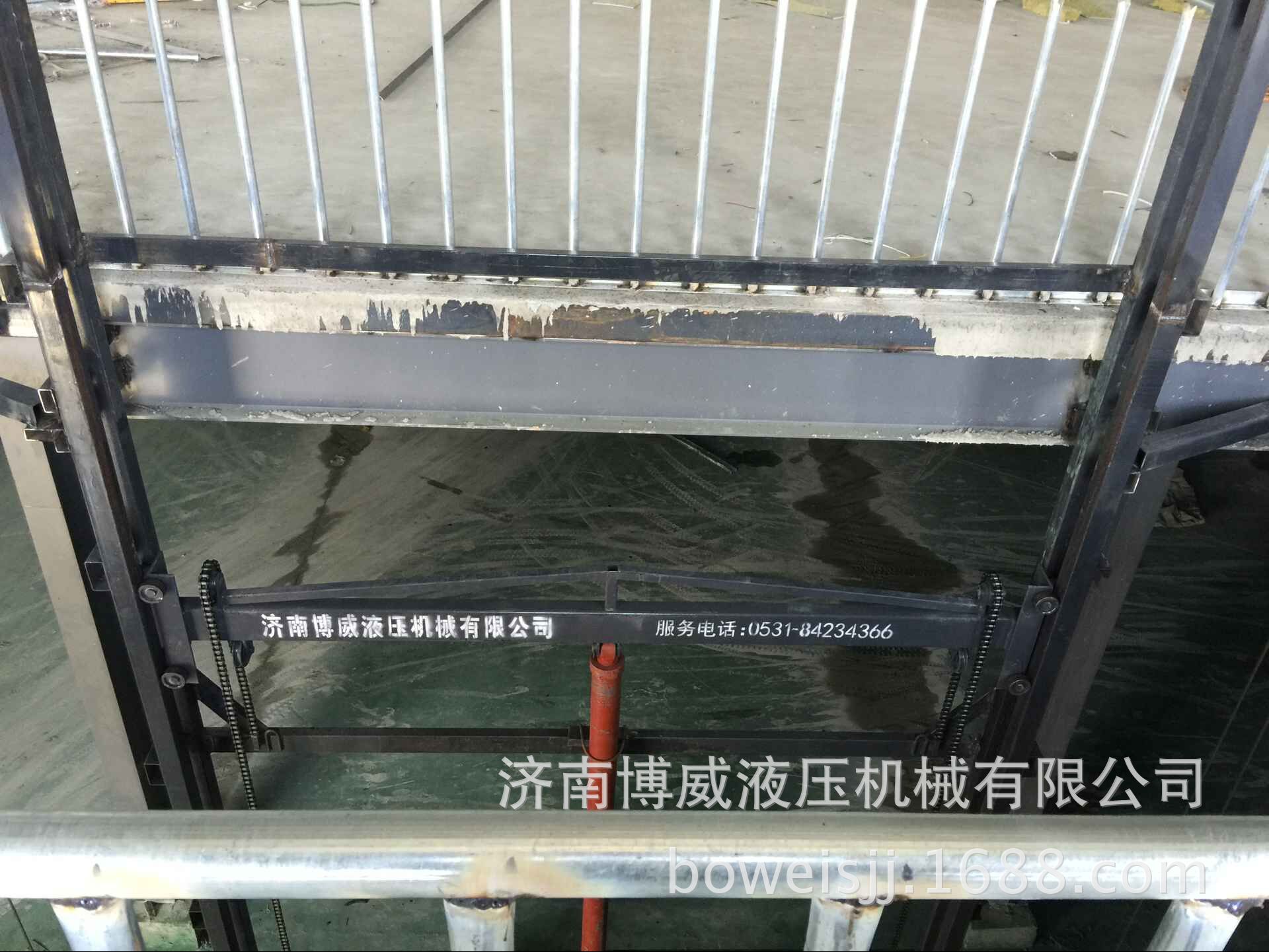 供应河南郑州导轨式升降货梯 厂房液压升降货梯 剪叉式固定升降机示例图5