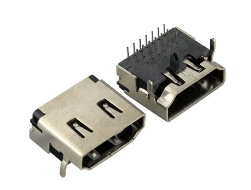 深圳连欣科技供应HDMI连接器插座 MINI HDMI(C TYPE)母座交期快