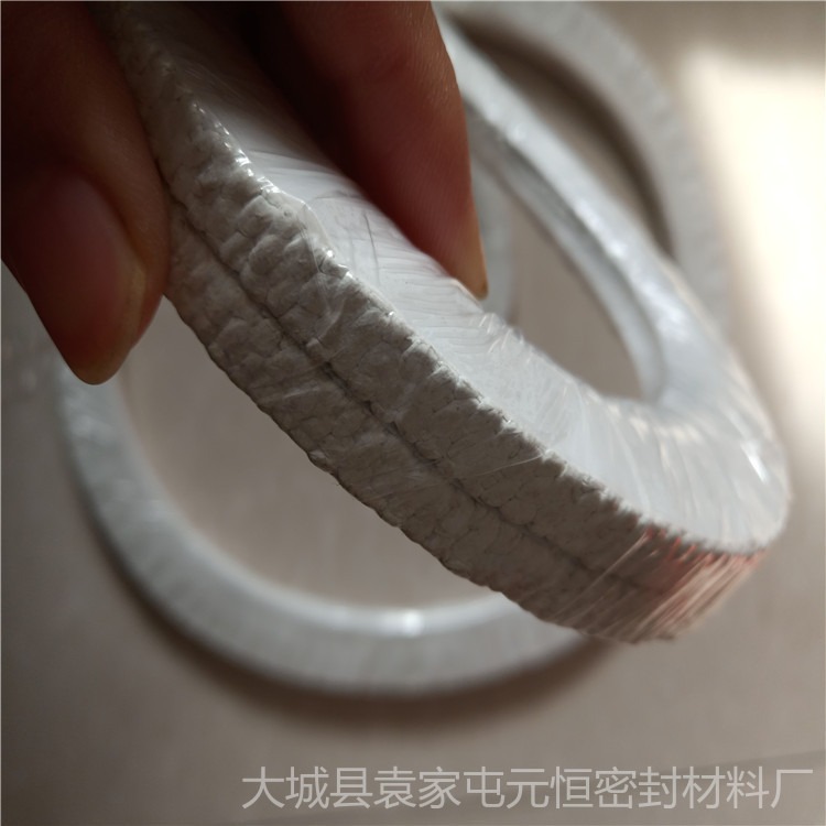 元恒密封材料厂生产搪瓷四氟垫  DN25四氟包覆垫 耐高温陶瓷纤维布垫