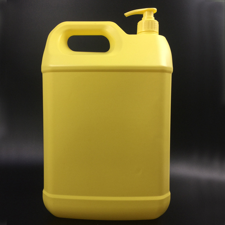 铭诺洗洁精桶厂家 1.5L洗涤灵瓶 黄色洗洁精桶 洗洁精塑料壶
