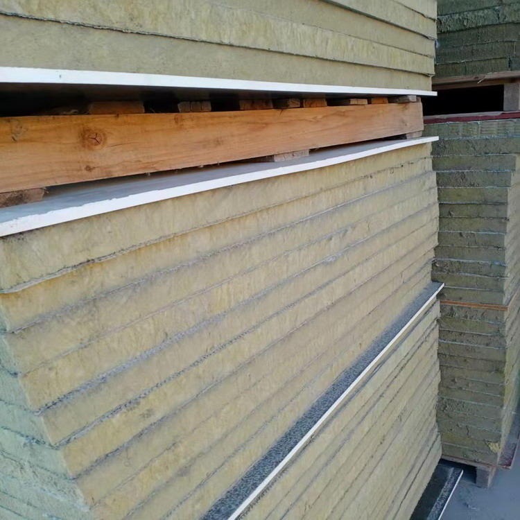 岩棉复合板 耐高温岩棉保温板厂家支持定制 岩棉板大量现货批发
