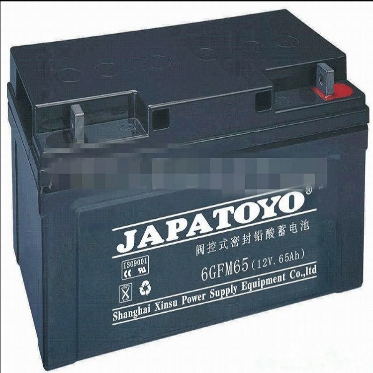 JAPATOYO蓄电池6GFM65代理报价 东洋蓄电池12V65AH逆变器配套电池 UPSEPS电池
