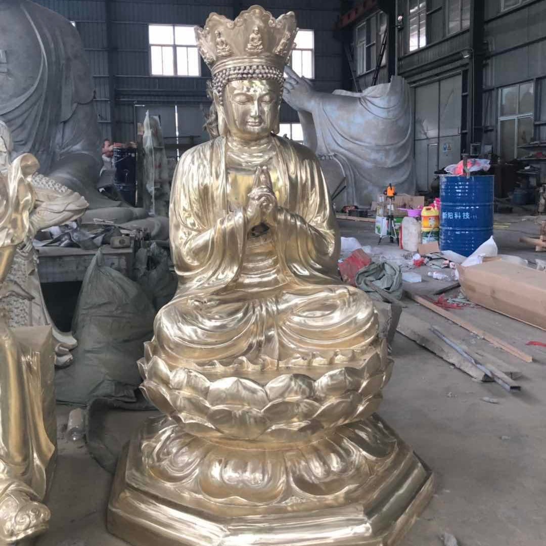 佛像 温州优质佛像厂家批发供应坐像地藏王佛像 地藏王殿供奉地藏王菩萨 坐像地藏王佛像