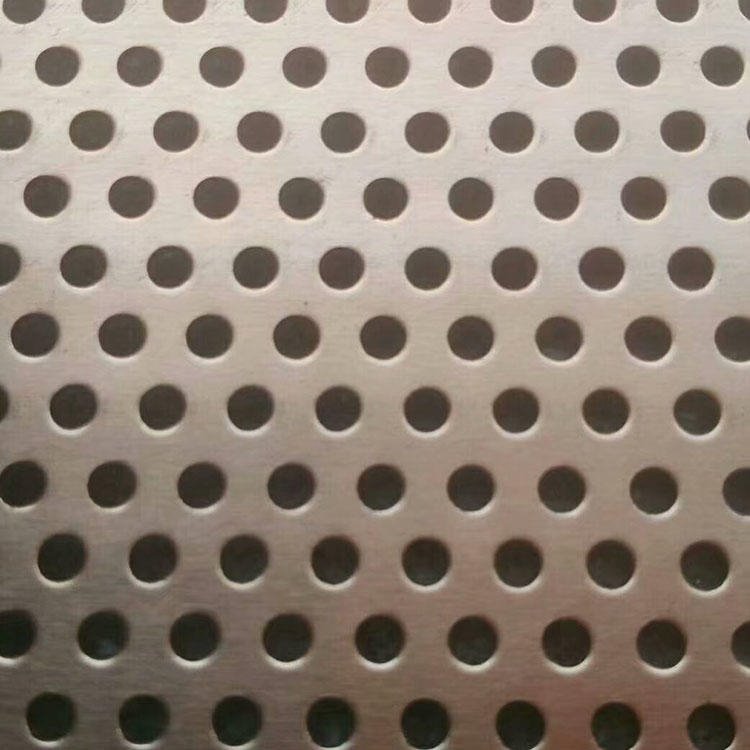 欧腾 3mm孔径冲孔圆孔网 揭阳  201不锈钢板冲孔板  数控冲孔板加工厂