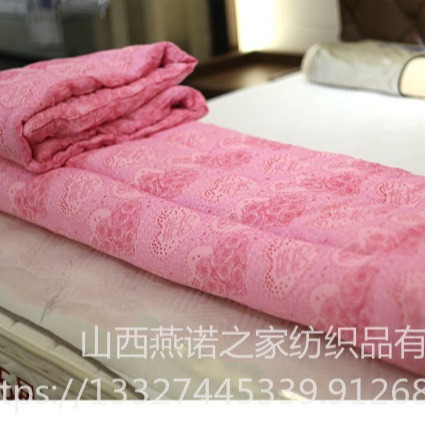 燕诺家纺 新疆棉 斜纹棉被褥 四季通用 单位被褥图片