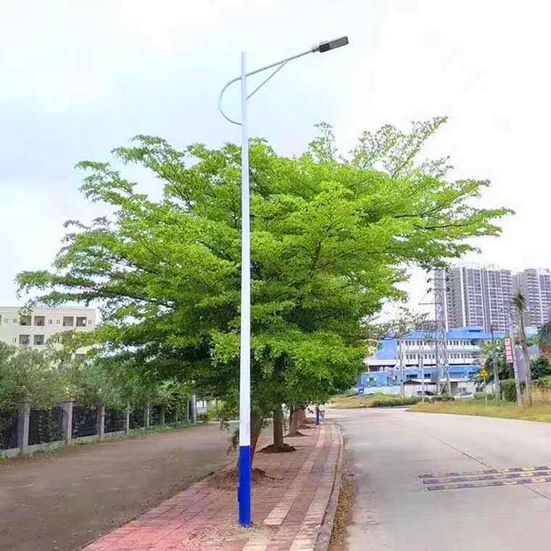 宝安道路照明7米单臂路灯杆 勤跃生产路灯厂家 镀锌路灯杆价格