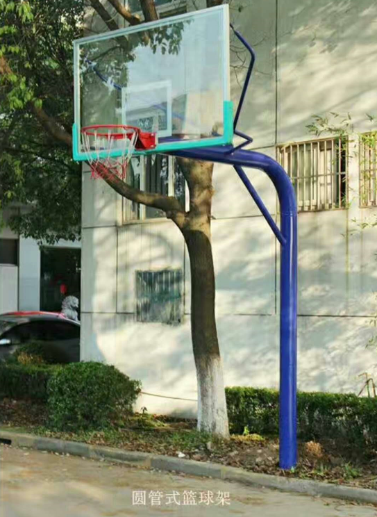 成人篮球架室外室内比赛用篮球架 奥博颜色可定制 圆管篮球架