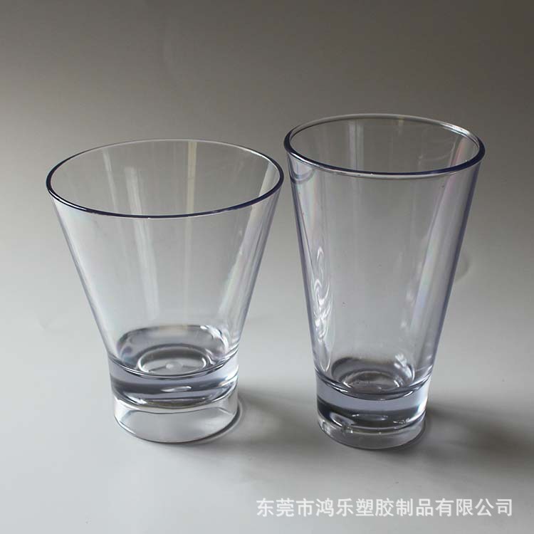 厂家直销12oz塑料杯AS透明螺纹塑胶杯亚克力果汁饮料杯创意广告杯示例图17