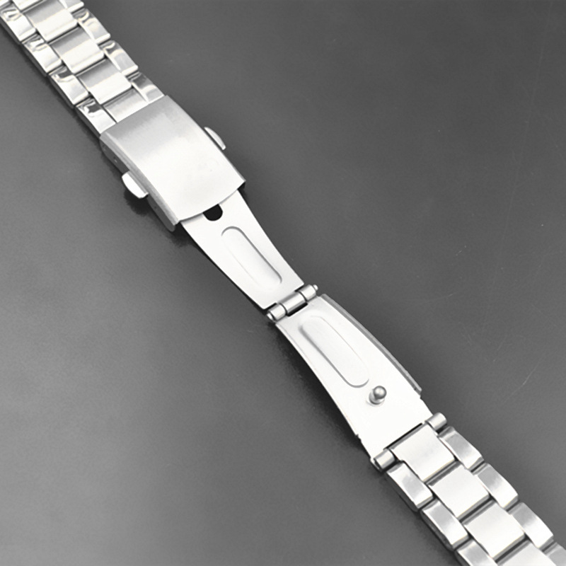 订做优质不锈钢三珠带情侣手表 表带配件  配叉耳 可配多种扣示例图9