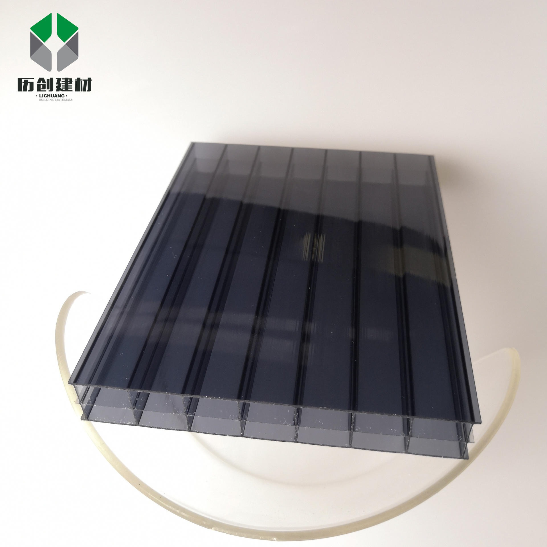 PC三层晶透阳光板 广州6mm阳光板 透光三层聚碳酸酯板 PC阳光板厂家