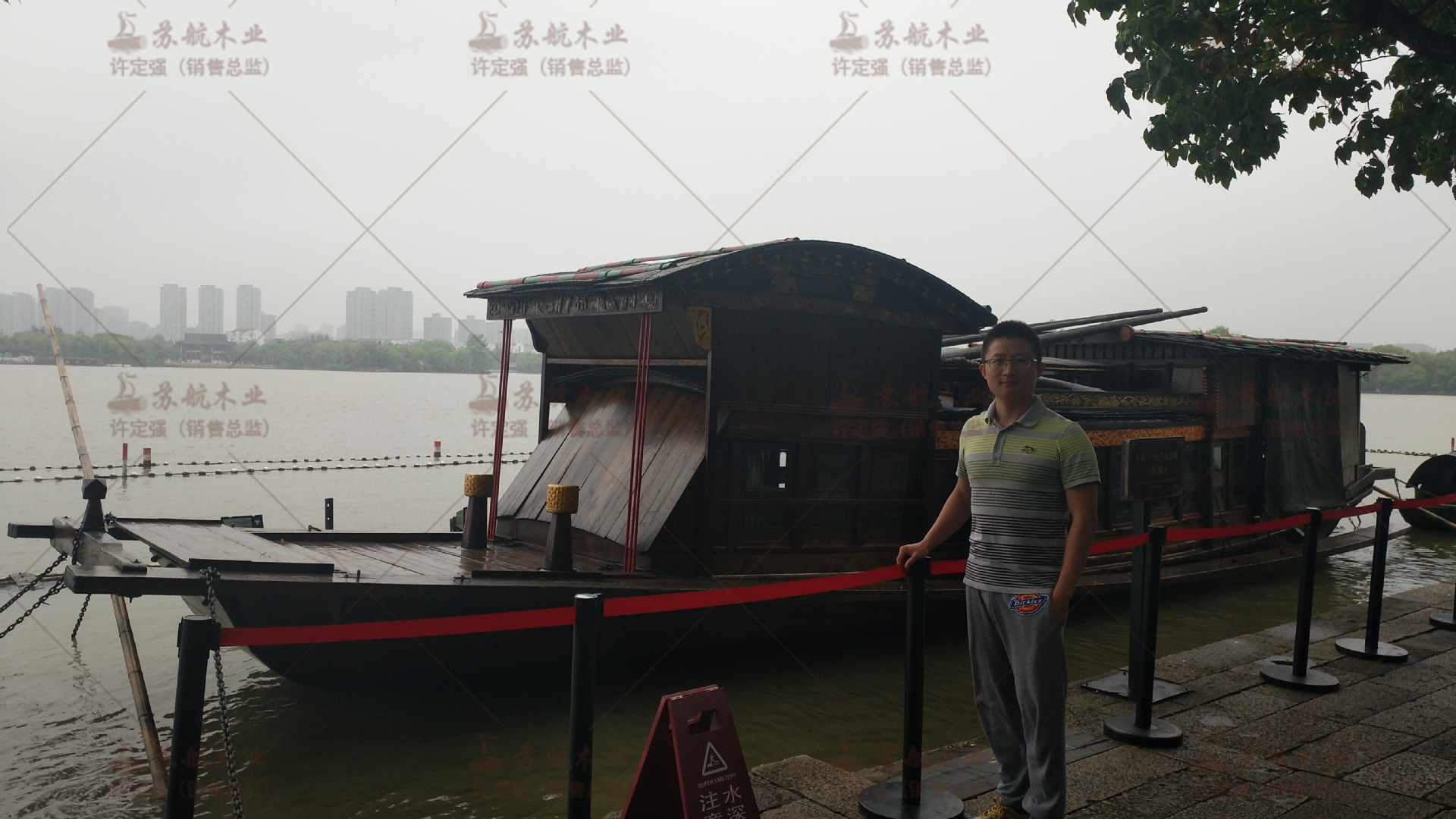 南湖红船 定制嘉兴南湖红船模型景观装饰船红船精神 嘉兴南湖游船示例图5