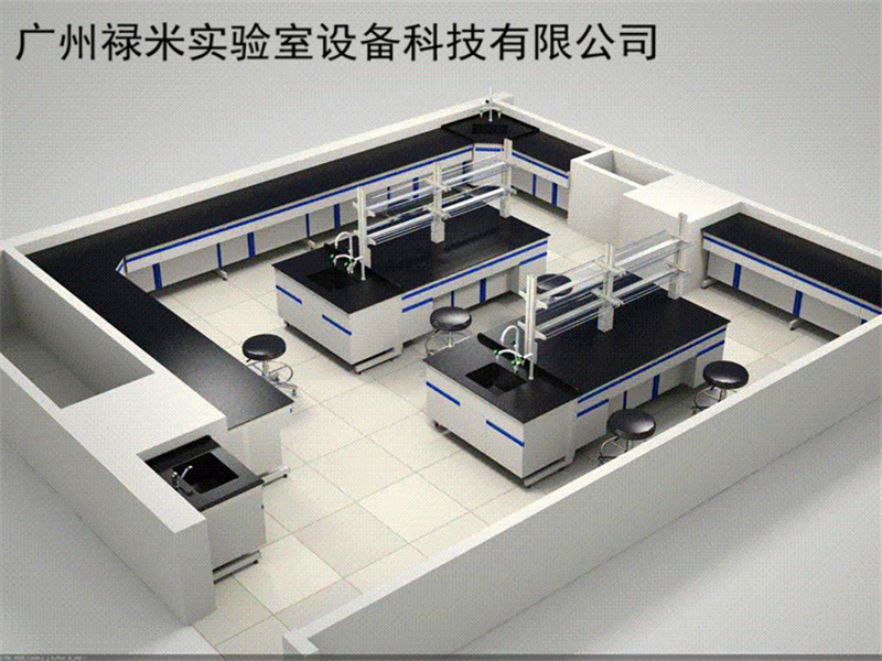 广东  廉江  实验室装修工程  室内设计规划  实验台