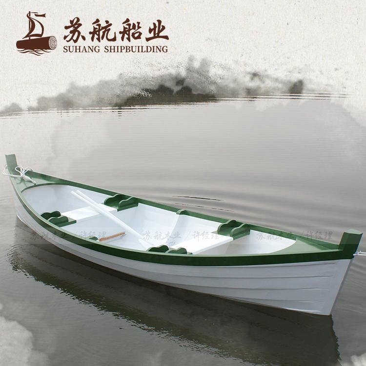 4米欧式手划木船  景观装饰船 木船出售