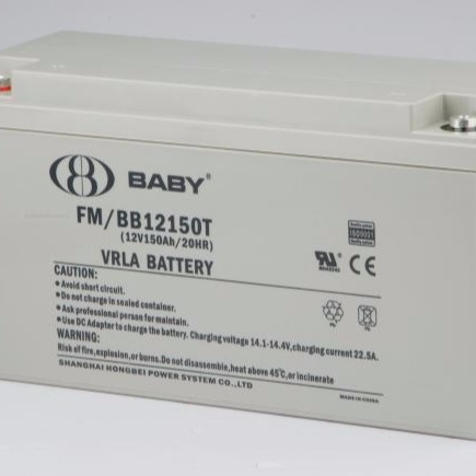 北京鸿贝铅酸免维护蓄电池FM/BB12150T 鸿贝12V150AH 电力直流屏专用电池图片