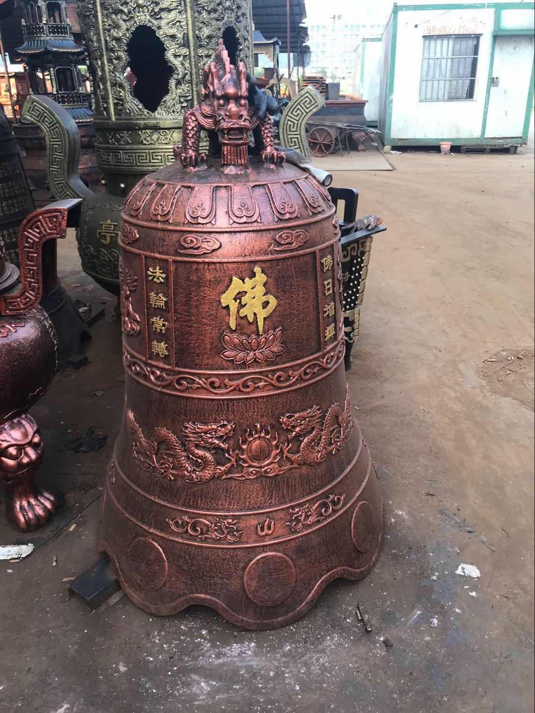 铁钟 温州汇缘法器厂生产铸造寺庙铁钟 钟铁钟 钟楼铁钟