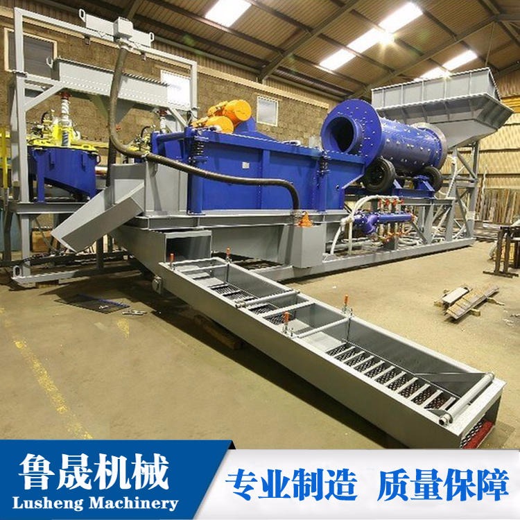 淘金机 旱地淘金机 淘金机产量 移动淘金设备 青州淘金机械图片