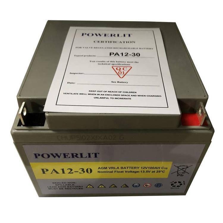 POWERLIT蓄电池PA12-65 12V65AH直流屏 配电柜 机房 UPS电源配套 原装进口图片