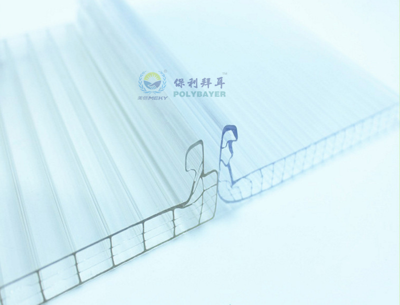 上海地区二层中空阳光板厂家透明10mm耐力板锁扣板车棚雨棚配件示例图98