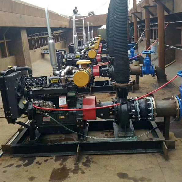 移动泵组 柴油发电机组带电动水泵机组 排污泵 农业灌溉柴油水泵示例图6