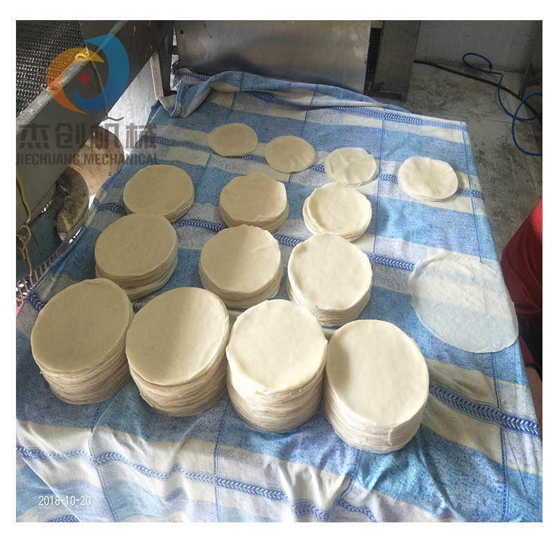 北京用烤鸭饼机 厂家推荐商用春卷皮机 蛋皮小卷饼单饼双饼量产图片