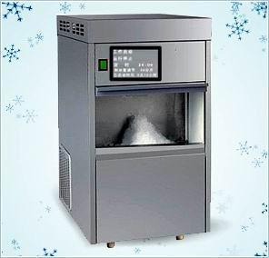 现货85KG全自动触摸屏控制雪花制冰机 40-85公斤可控雪花碎冰机