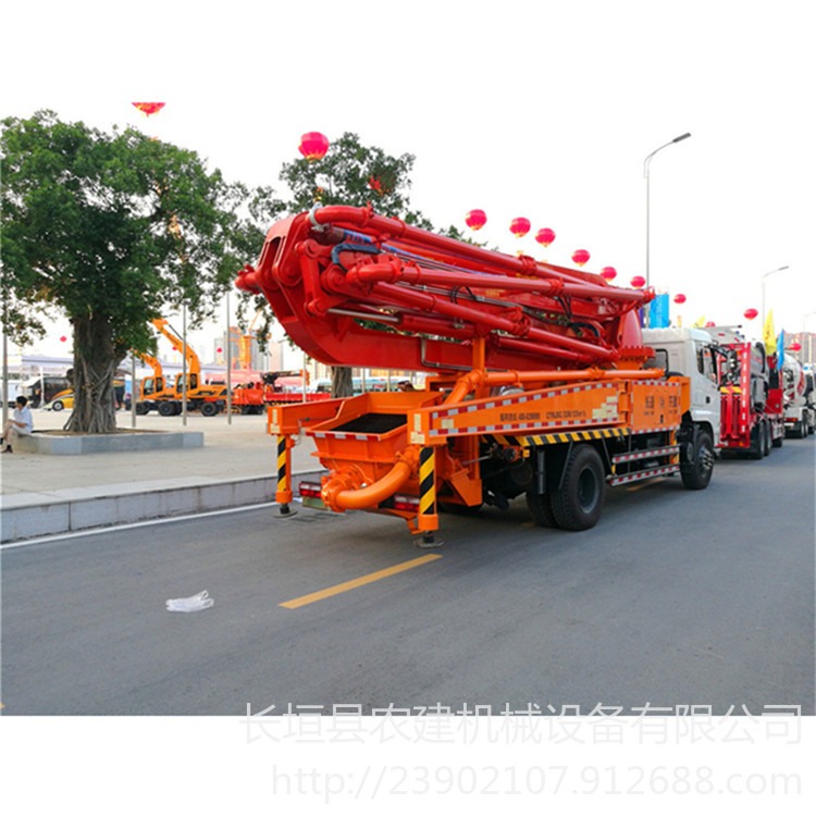 厂家供应33米小型混凝土泵车 臂架泵车质量保证