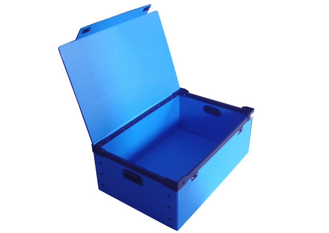 广优加强加固型中空板箱 防静电周转箱 塑胶周转箱子 中空板周转箱