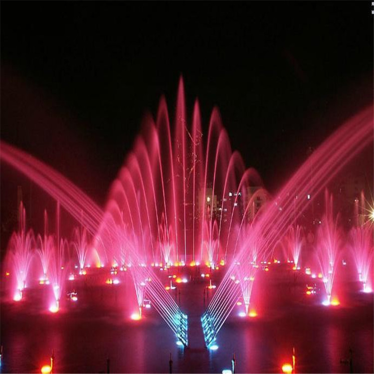 博荣供应 广场大型音乐喷泉 户外大型景观激光喷泉 喷泉设计精美图片