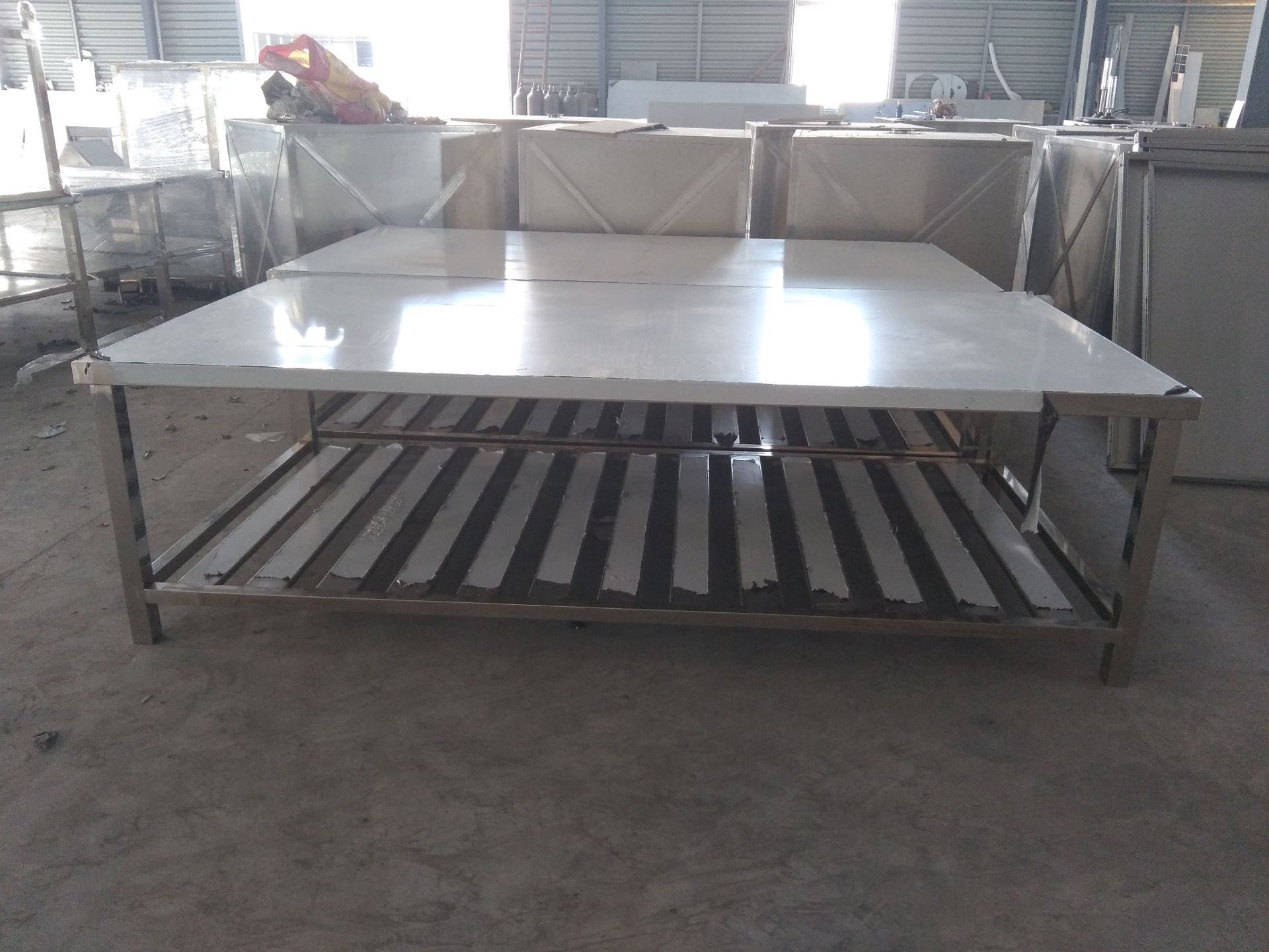 不锈钢桌不锈钢工作桌洁净不锈钢实验桌SUS304材质厂家可定制加工示例图9
