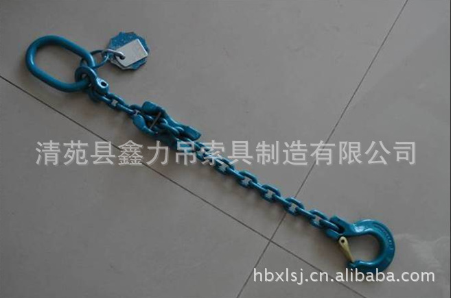 厂家生产80级链条吊索具 3腿成套吊索具 起重环形链条吊索具示例图5
