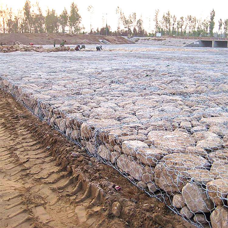 汉中护坡石笼网 涂塑格宾网 阳迪石笼网生产 挡墙石笼网