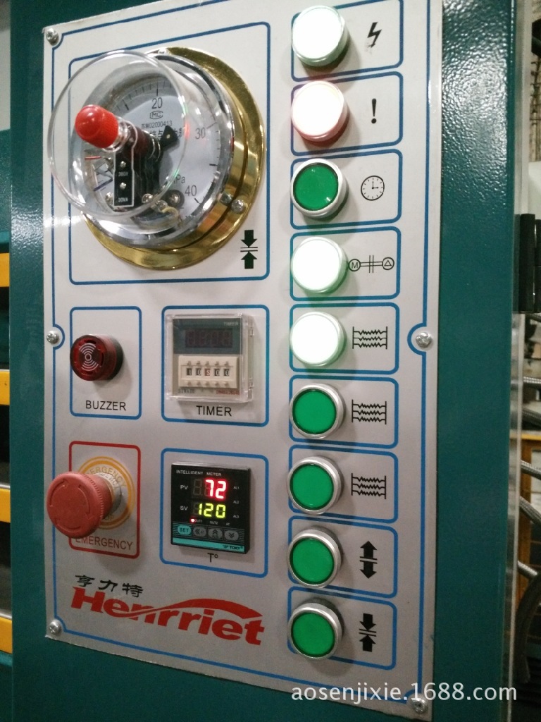三层120吨木皮热压机 贴面热压机 多层电加热压机示例图4