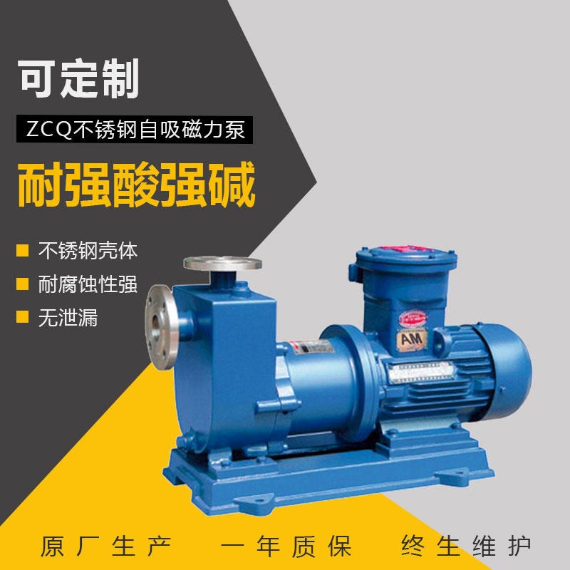 ZCQ20-12-110不锈钢自吸泵 磁力驱动自吸泵 耐磨耐腐耐酸碱化工泵 批发