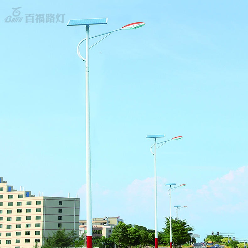 珠海太阳能路灯厂家 百福城市照明太阳能路灯品牌 批发新星太阳能路灯