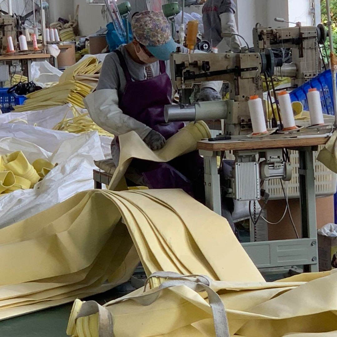 捷东  内蒙古覆膜PPS针刺毡除尘布袋  发电厂供暖滤袋生产厂家