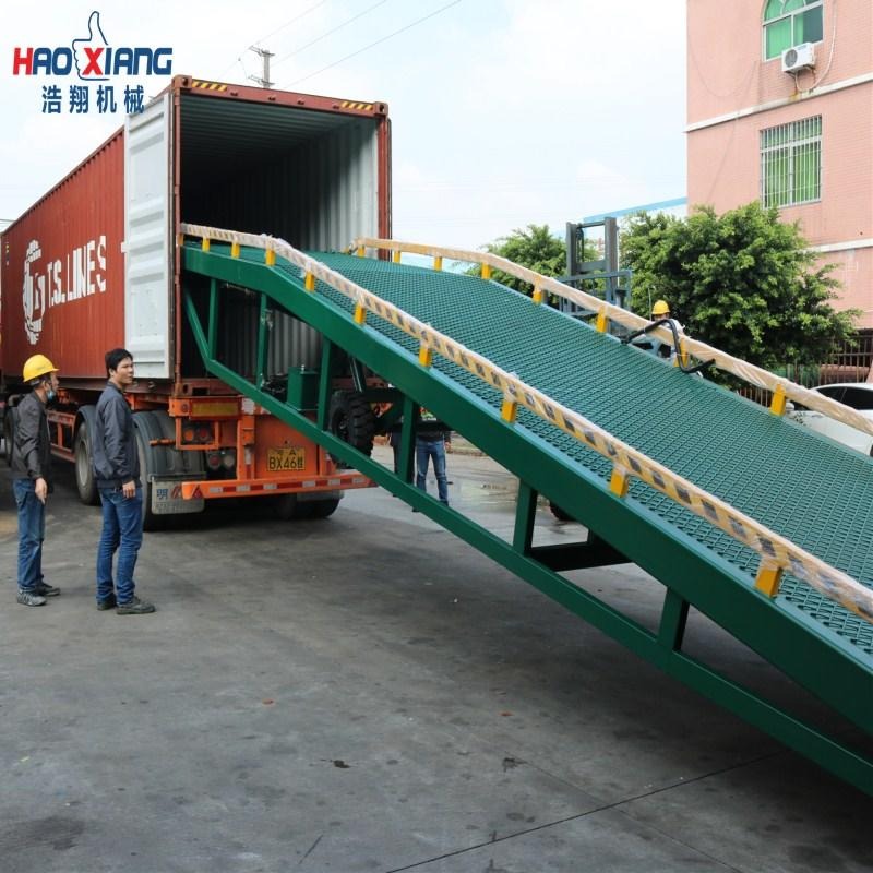 月台装卸登车桥坡道 集装箱装货柜平台移动式装卸平台 DCQY移动式登车桥出口国外