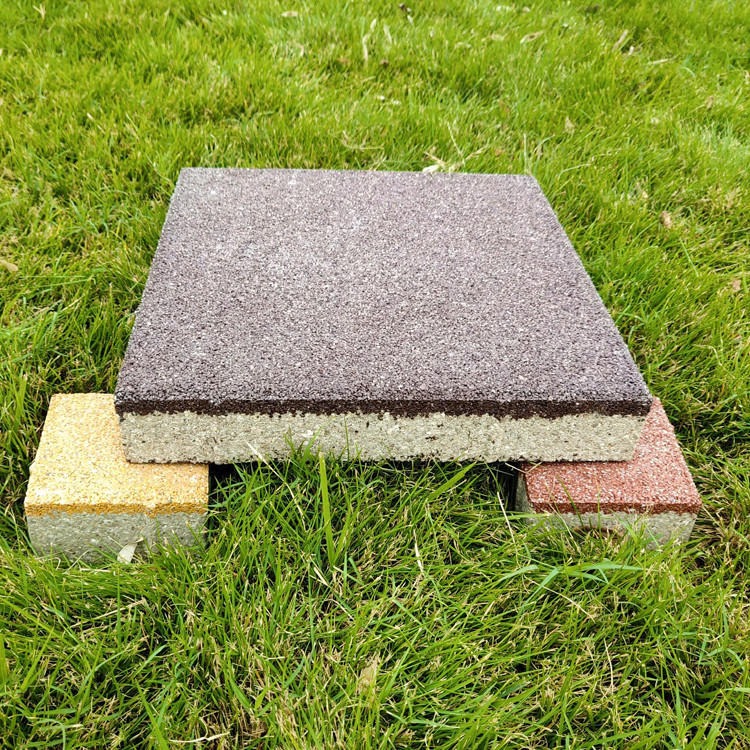 厂家宁彤直供陶瓷颗粒透水砖广场园林砖支持定制海绵城市用砖