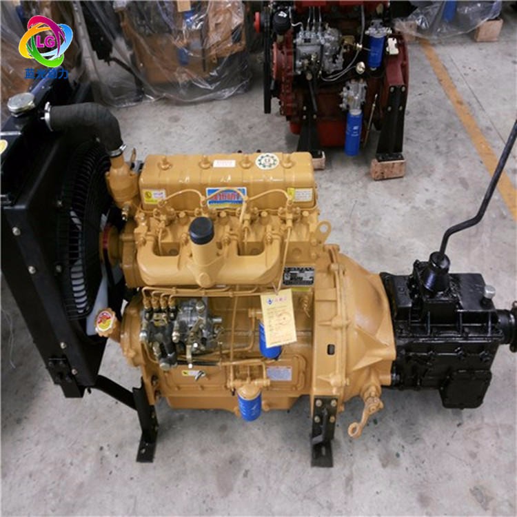 工厂直供潍柴铲车4102发动机_蓝光_装载机用70马力ZH4102ZG柴油机 增压自动挡带气泵