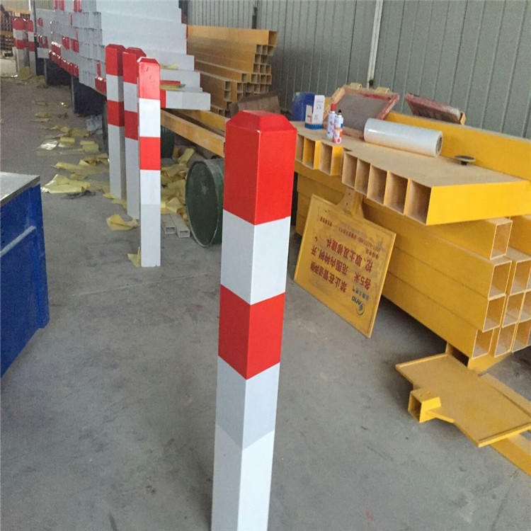 PVC警示柱生产厂家 玻璃钢警示柱 防撞标志警示桩