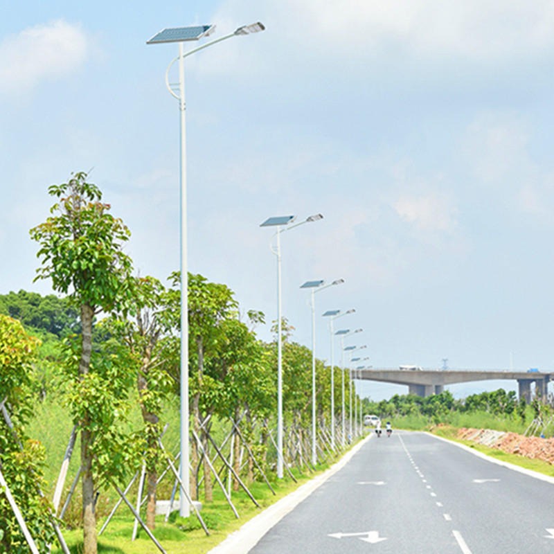 清新6米100W工程路灯 农村旧马路灯改造翻新  工程太阳能路灯