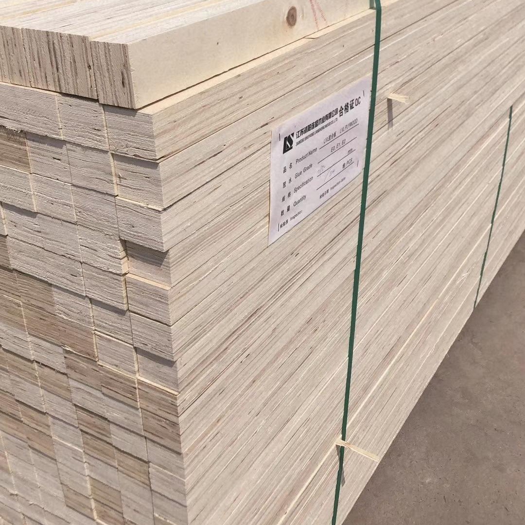 江苏宿迁厂家直销LVL包装板 做包装箱用的板材木方 出口免熏蒸木方6米长LVL