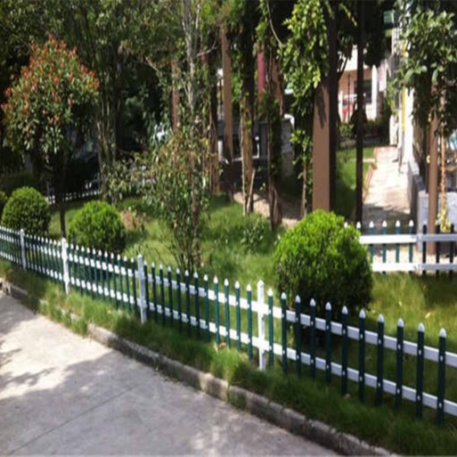 PVC花园栅栏，PVC花园围栏，PVC花池护栏，PVC花池护栏配件  正万护栏